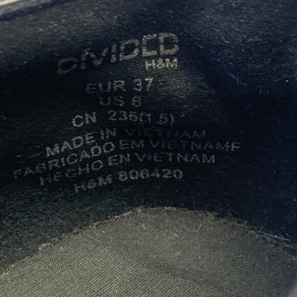 Divided Sz 6 Y2K Deep Red Maroon Chunky Derby Oxford Wide Heel Academia Shoes - Picture 8 of 10